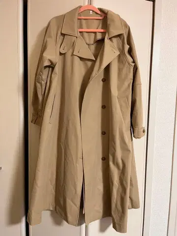 베이지 M 사이즈 트렌치코트