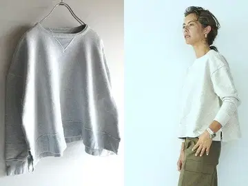 SEA VINTAGE 속기모 오버 맨투맨 FREE