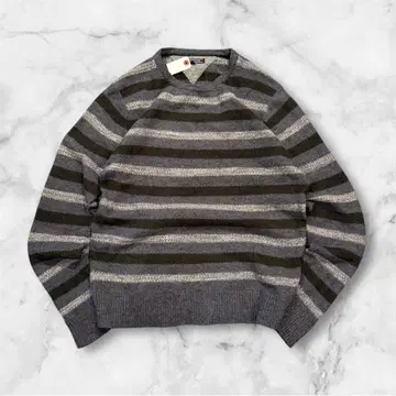 00s Tommy Hilfiger 'border knit' 보더 니트