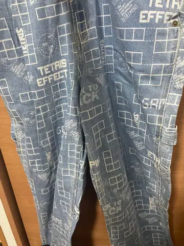 테트리스 이펙트 데님 팬츠