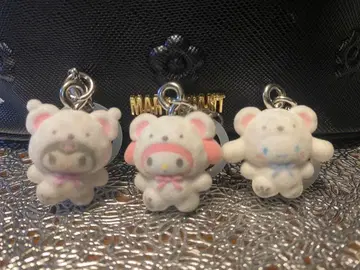 산리오 메지루시 액세서리 폭신폭신 스노우 마이멜로디 쿠로미 시나모