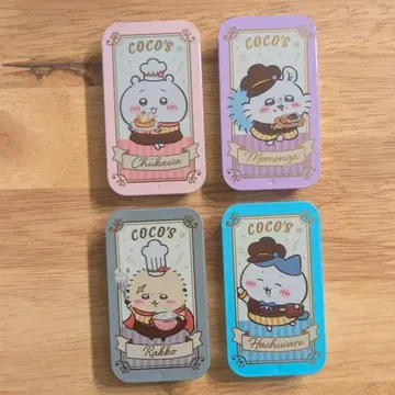 치이카와 코스 슬라이드 케이스 모몽가 하치와레 랏코 4종 세트