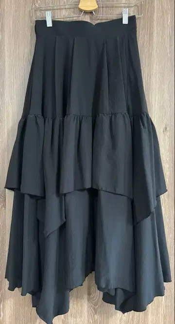 시마무라 yumi 121 콜라보 캉캉 스커트 블랙 M