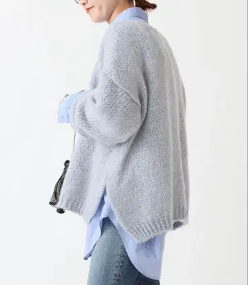 spick and span 니트 색스 블루 모코모코 스웨터