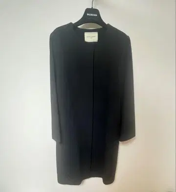 UNITED ARROWS 블랙 롱 코트