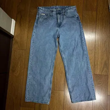 Calvin Klein 라이트 블루 데님 34 90s