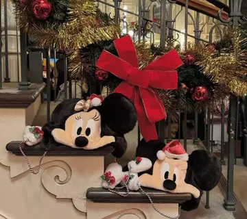 디즈니 크리스마스 팬캡 미키 미니 2025