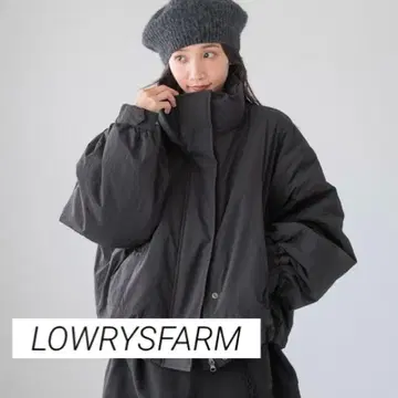 LOWRYS FARM 롤리스 몬스터 숏코트 점퍼 블랙 블랙