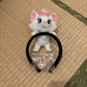 Disney land 마리 머리띠 가챠 반지