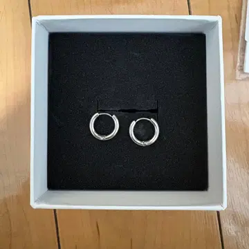 TOMWOOD 실버 후프 귀걸이 스몰