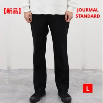 [ 새상품 ] 저널 스탠다드 플란넬 플레어 팬츠 남성용 블랙 L