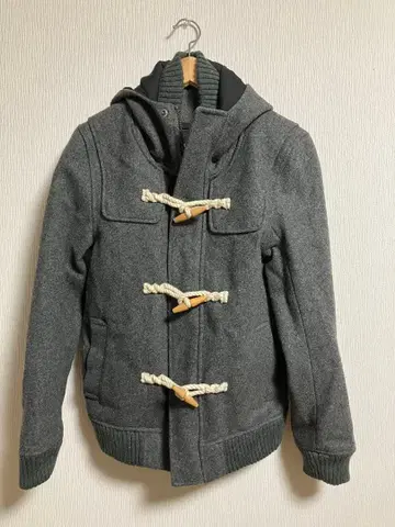 유나이티드 애로우즈 그레이 더플 코트 M 사이즈 후드 부착