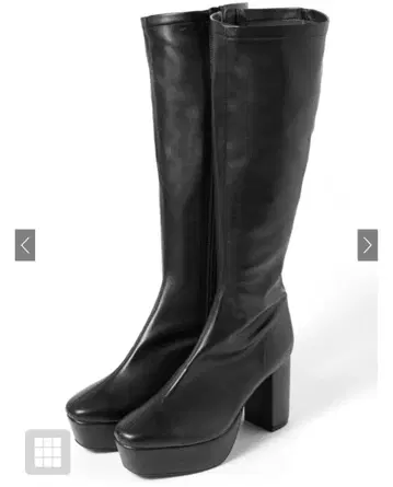 GRL 청키힐 롱 부츠