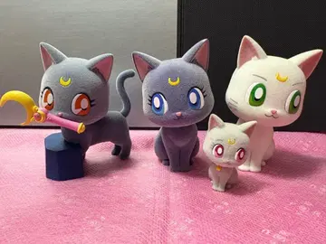 세일러문 Fluffy Puffy 루나 아르테미스 다이애나