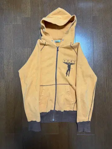 [ 90s ] 초기 택 HYSTERIC GLAMOUR 오렌지 집업 후드티