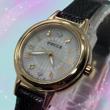 [ 작동품 ] 시티즌 위카 x 후쿠하라 하루카 여성용 손목시계 로만 솔라