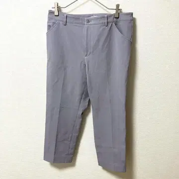 [ 비쓰리 ] 고품질 카프리 팬츠 슬랙스 보아 안감 포켓 블루 XL