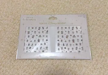 디즈니 릴린린 네일씰 미개봉 크리스마스