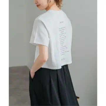 스픽 앤 스팬 로고 숏 티셔츠 화이트 택 포함 미사용 새상품