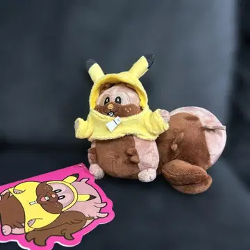 호시가리스 피카츄 후드 부착