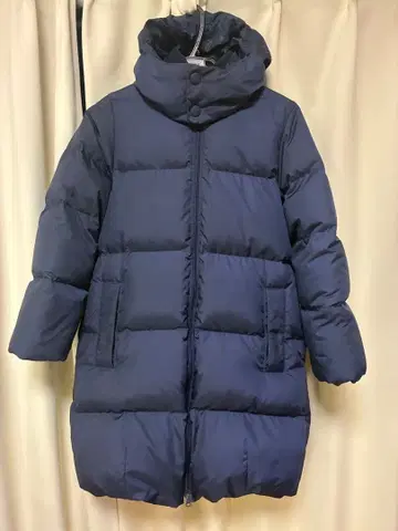 [ 헬리한센 ] 네이비 롱 다운 자켓 S