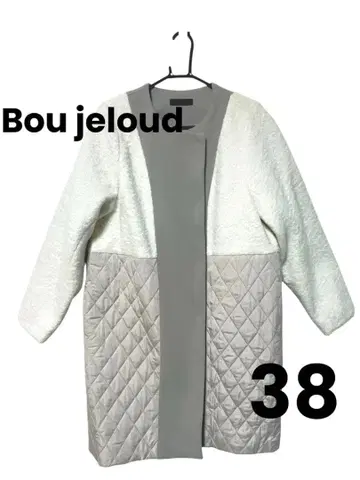[컨디션 최상] 부즈루드 노카라 퀼팅 코트 38