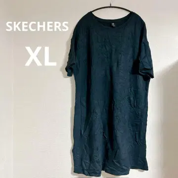 SKECHERS [ XL ] 블랙 티셔츠 원피스