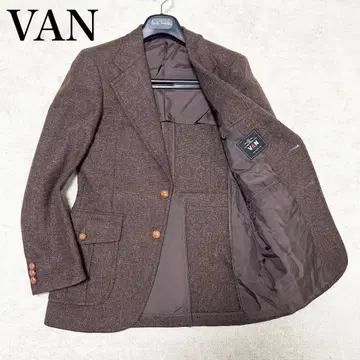 레어 VAN jacket  자켓 울 트위드 테일러드 자켓