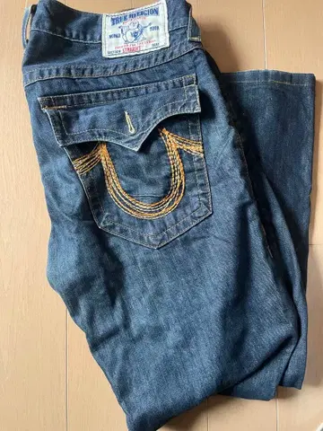 트루 릴리전 RAINBOW RICKY 스트레이트 데님 팬츠