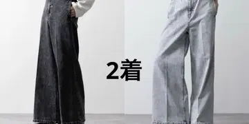 CLEL 빈티지 디자인 플레어 데님 팬츠 M 사이즈 2종