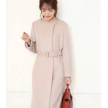 아푸와이저 리셰 울 코트 핑크