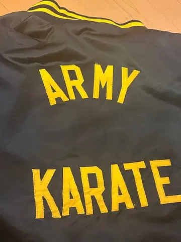 ARMY KARATE 스카잔 바시티 자켓 usa제 사이즈 L