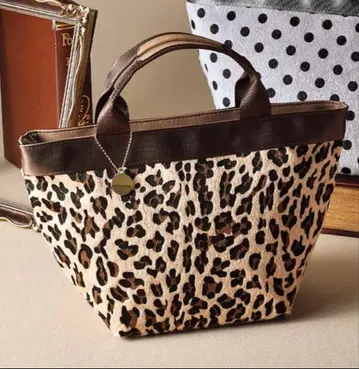 송치풍 레오파드 토트백