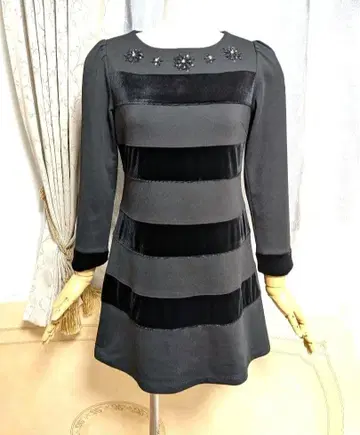 슈퍼 뷰티 튜닉 원피스 40 블랙 비쥬