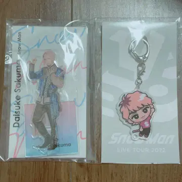 SnowMan 사쿠마 다이스케 스노치루 아크릴 스탠드 키링