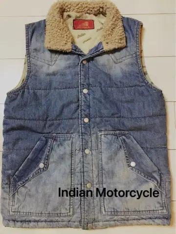 인기 Indian Motorcycle 데님 베스트