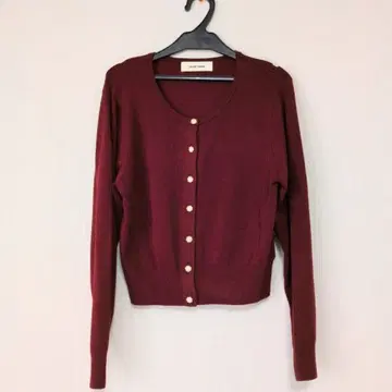 [ 새상품급 ] 레스 빠세 가디건 보르도