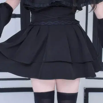 nyanMe 냥미 마지 입기 편한 스커트 [ BLACK ]