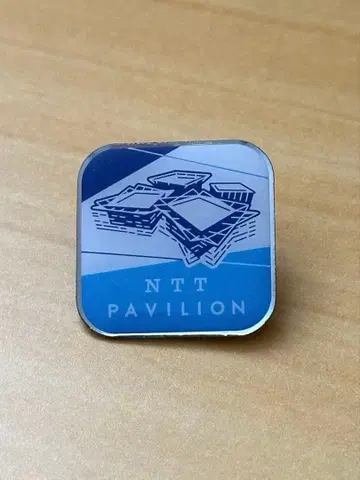 오사카 엑스포 NTT PAVILION 핀 배지