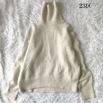 23구 폭스 울 터틀넥 니트 스웨터 38 보송보송