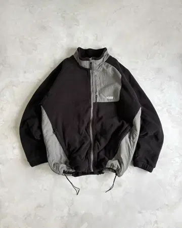 00s 테크 계열 플리스 자켓 퀼팅