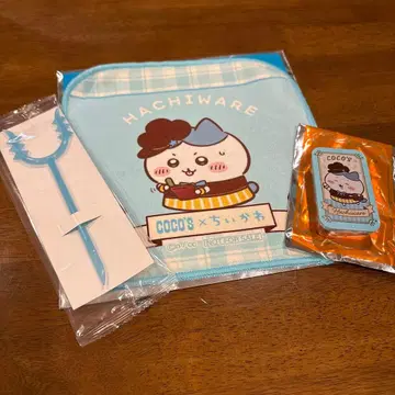 코코스 치이카와(먼작귀) 콜라보 하치와레 세트