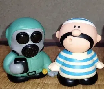 다이토 문구족 소프트 비닐 인형 TAITO 당시물 2종 레트로 1991