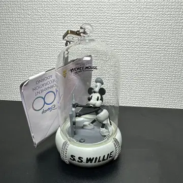 증기선 윌리 빛나는 오너먼트 100주년 미키 [ 미사용 ]