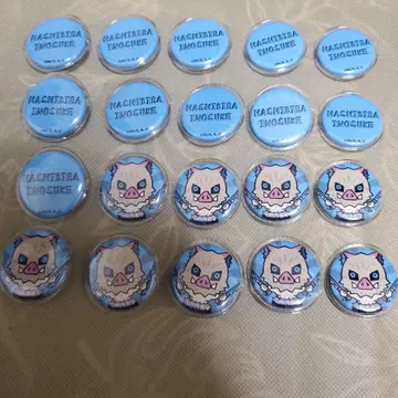 귀멸 이노스케 캔뱃지 세트