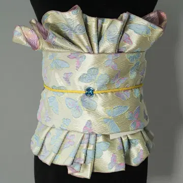 어른용 헤코비 헤코비 유카타 오비 나비 기모노 오비 광택 자카드