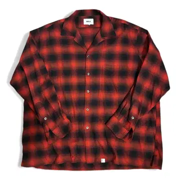 WAX 온플레이 체크 XL 오픈 카라 론 헤르만