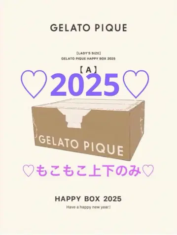 GELATO PIQUE HAPPY BOX 2025 여성용 룸웨어