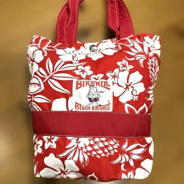 버드웰 BIRDWELL 토트백 숄더백 하이비스커스 패턴