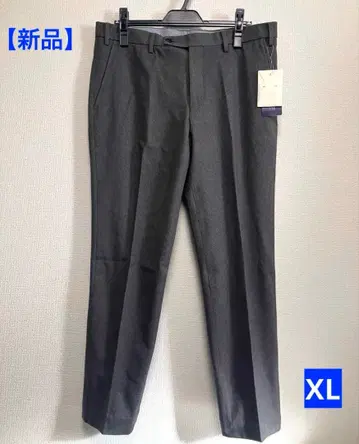 [ 새상품 ] 베이스 스톡 슬랙스 남성용 그레이 XL 기모